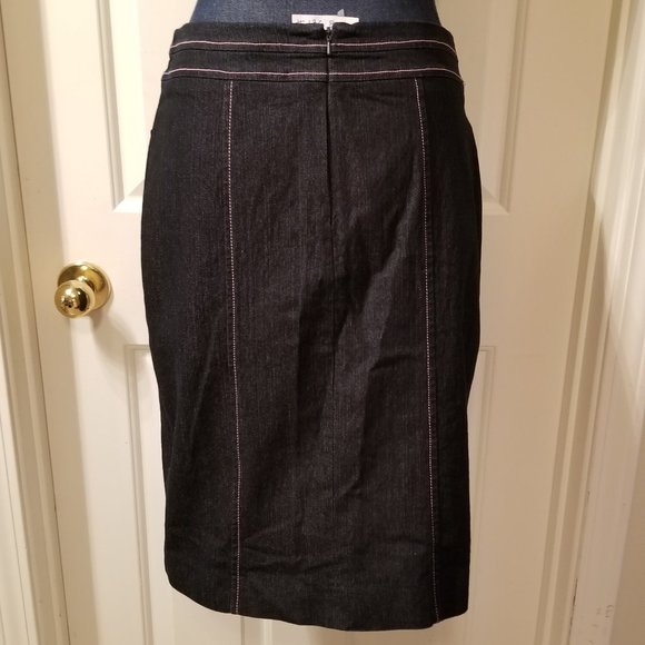 ✅#136B NWT Nicole by Michelle Miller Denim Skirt 4 - Picture 5 of 13
